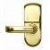 Serrure a code gauche dorée vu interieur BT88 BT Security